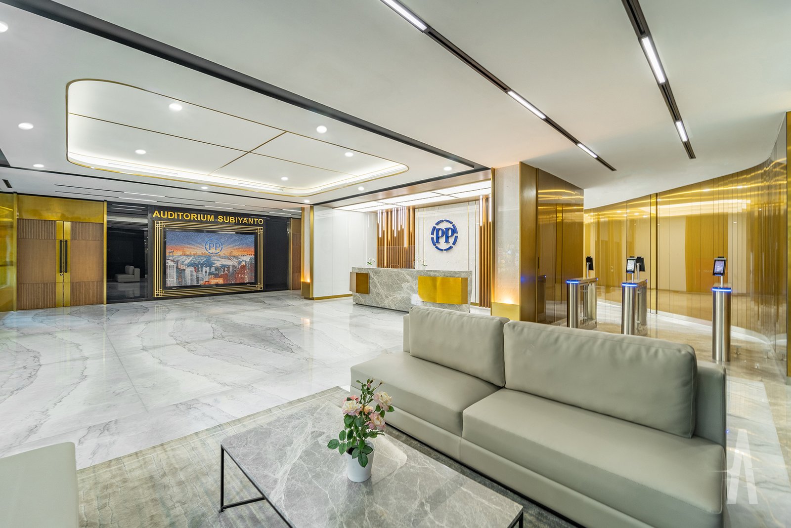 Completed Project: PP Office Lobby, Jakarta