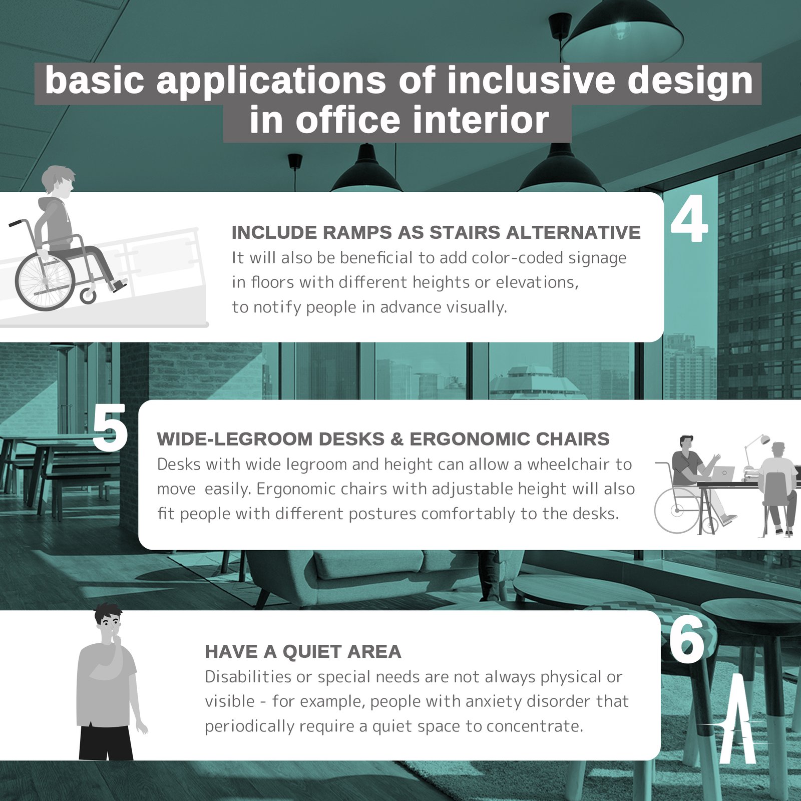 Applying inclusivity in workplace design