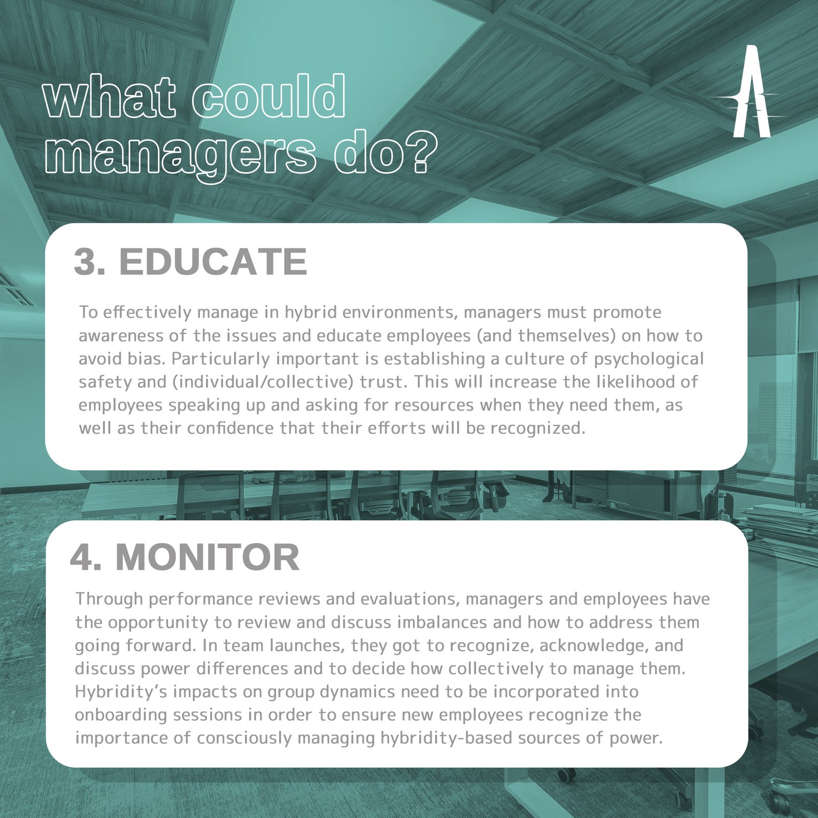 HBR Article Visualization: Making Hybrid Workplace Fair