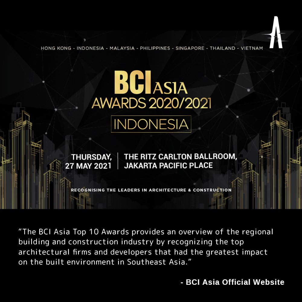 ALIEN DC in BCI Asia's Top 10 Architects Award 2020-2021