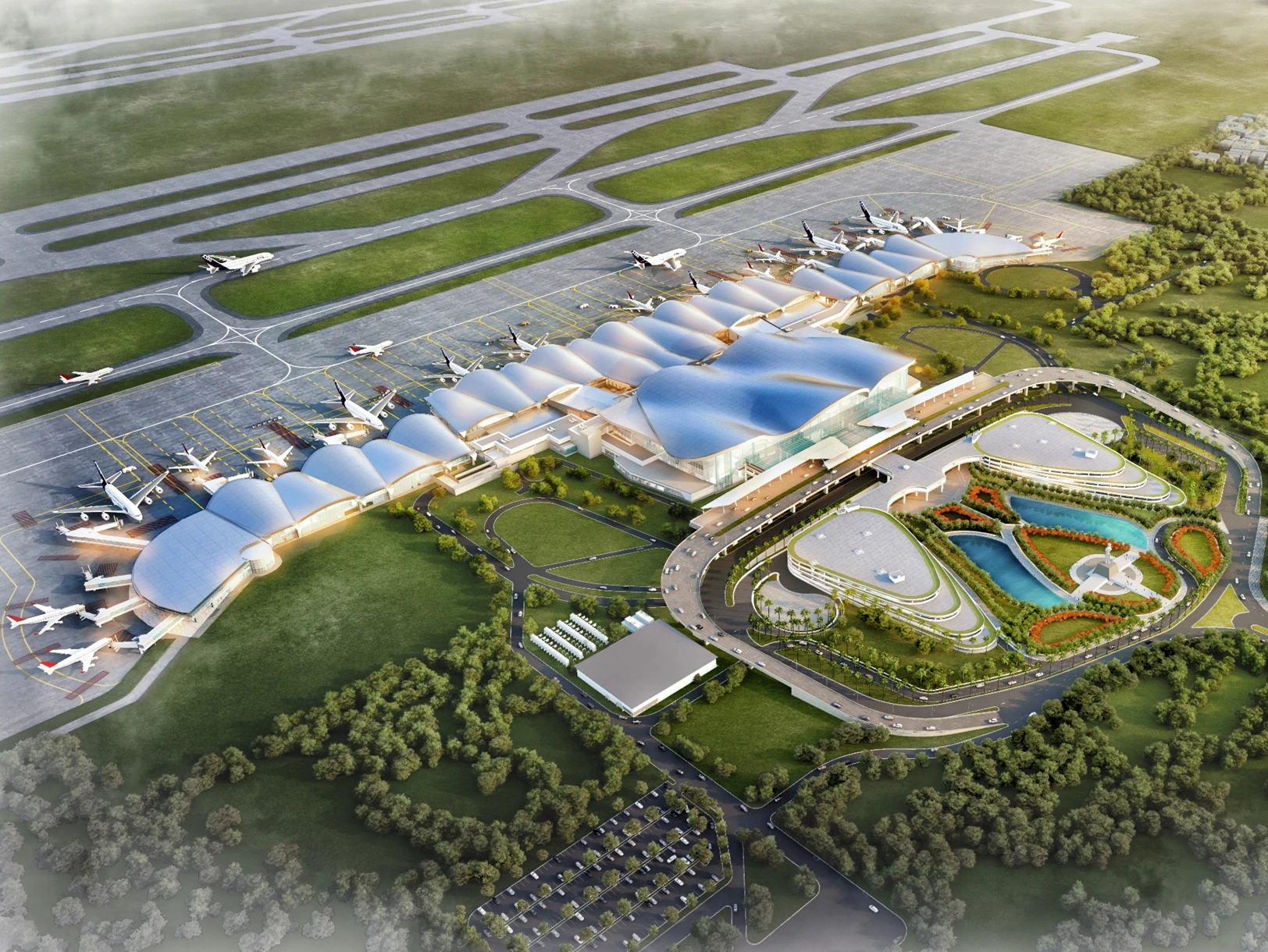 2. Bandara Sultan Hasanuddin, Makassar, Sulawesi Selatan – 3 Desain Arsitektur Bandara Ikonik di Indonesia