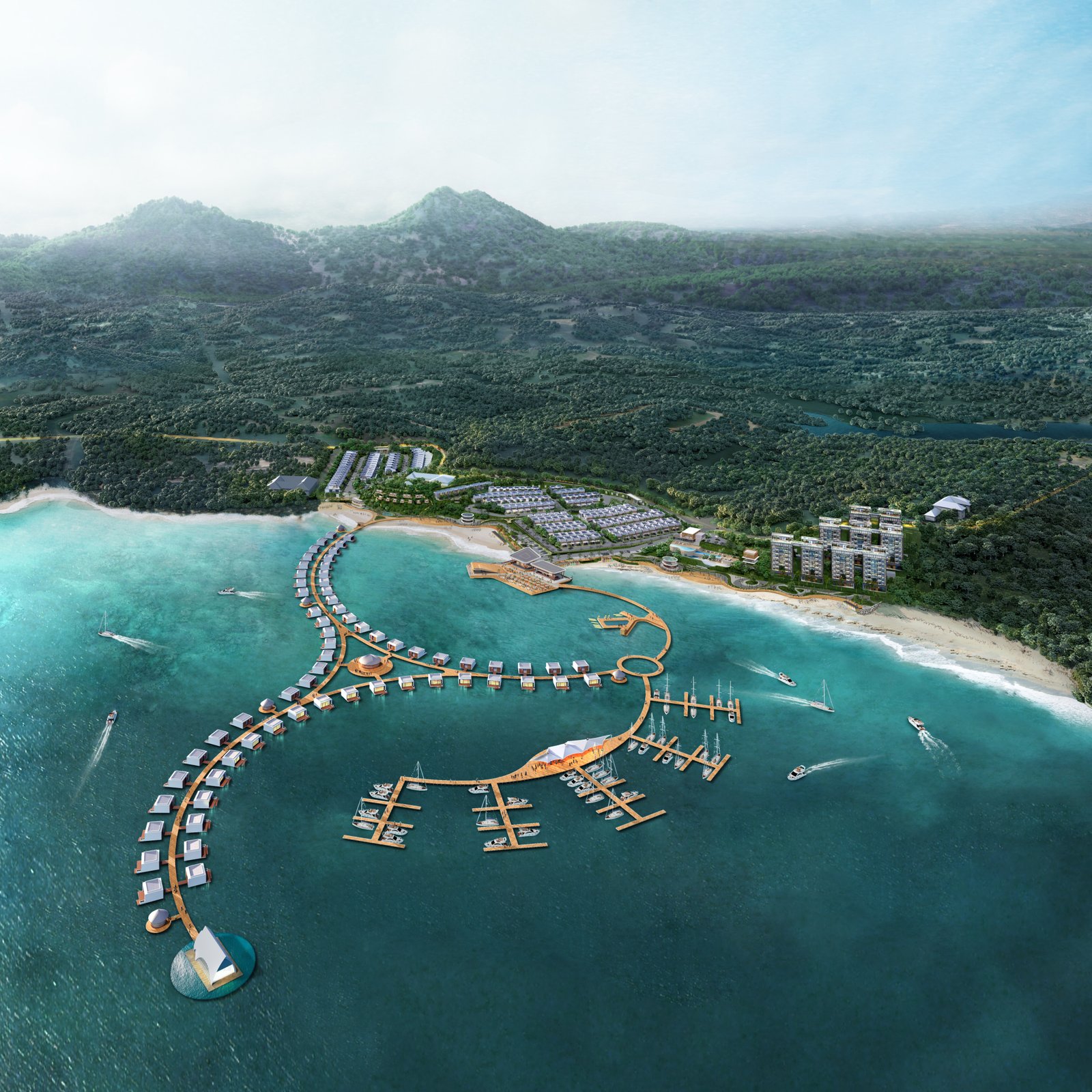 Jelajahi Masterplan Arsitektur Beachside di Serenity Central Batam