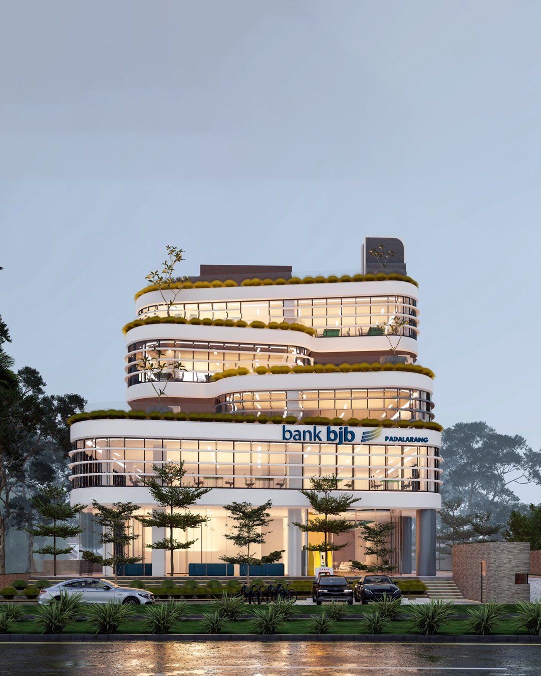 Mengintip Arsitektur Gedung BJB Padalarang: Modernisasi Perbankan