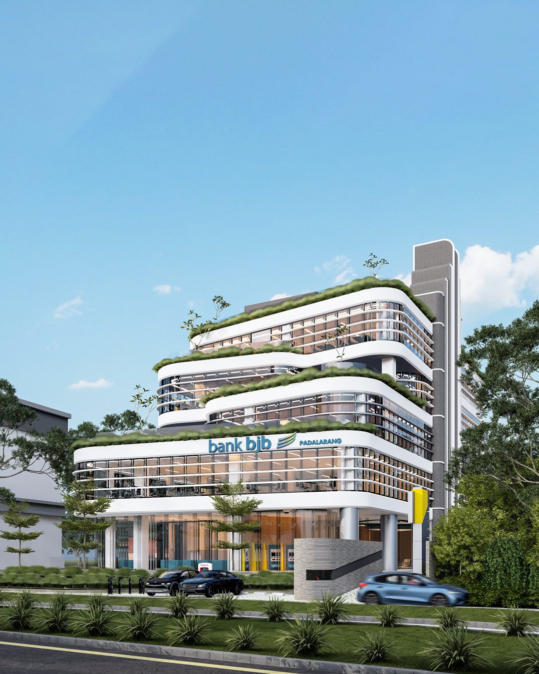 Inspirasi dari Art Deco Modern – Mengintip Arsitektur Gedung BJB Padalarang: Modernisasi Perbankan