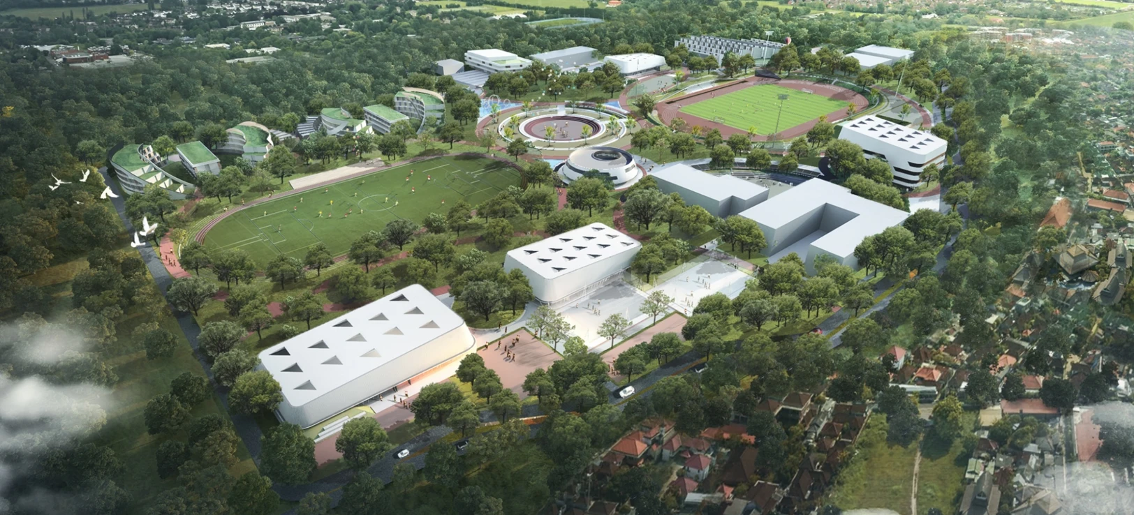 Perlindungan Pohon-Pohon Besar – Revitalisasi Arsitektur PPOP Ragunan oleh Alien Design Consultant