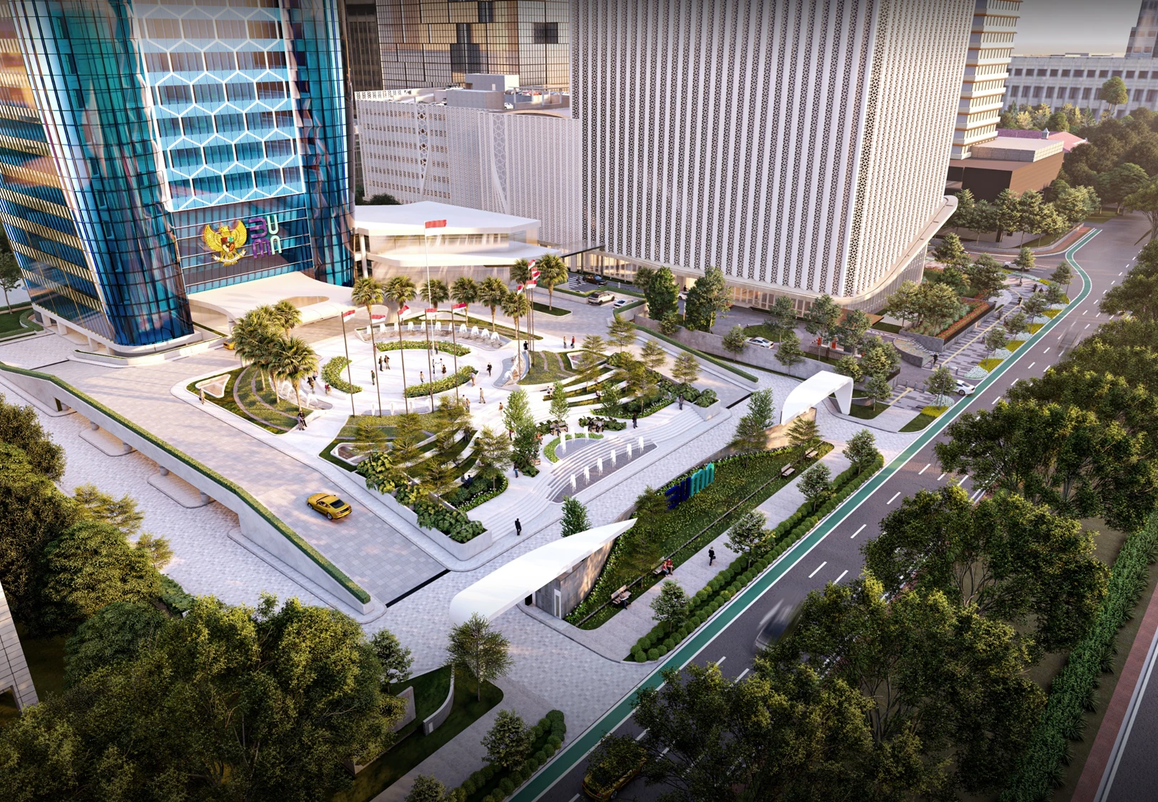 7. BUMN Terrace – Karya Arsitektur Alien Design Consultant untuk Kota Jakarta