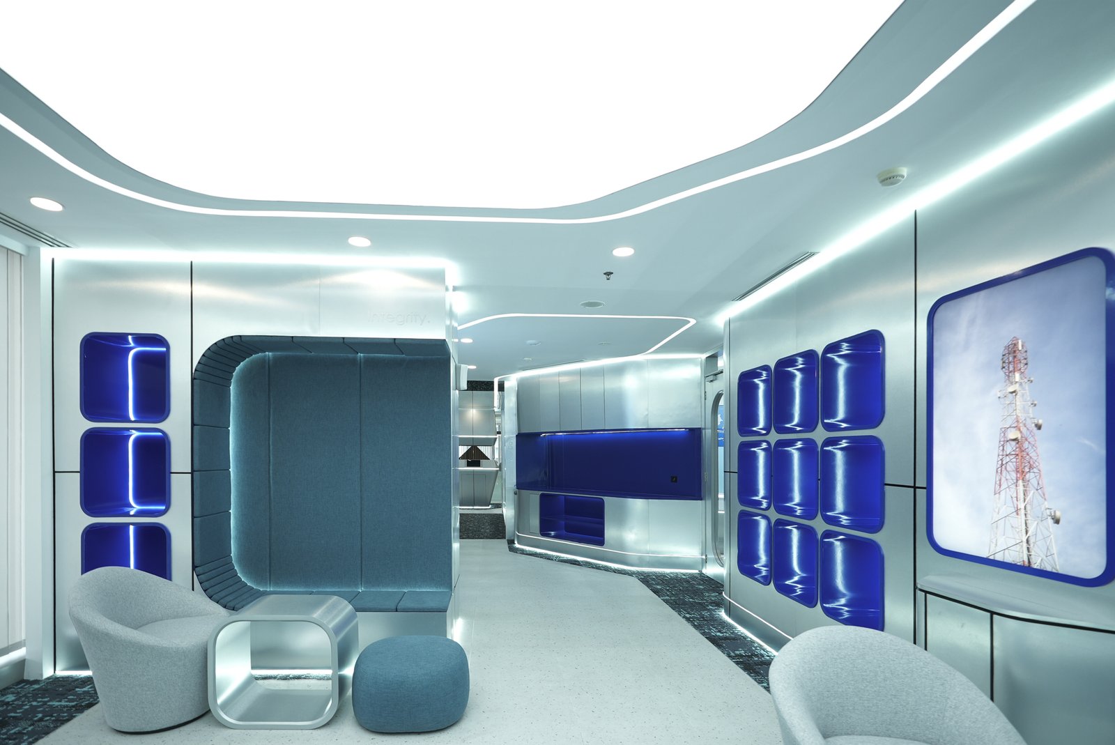 Ruang Dinamis dan Adaptif – Desain Kantor Futuristik: Konsep Interior Terbaru Tower Bersama Group