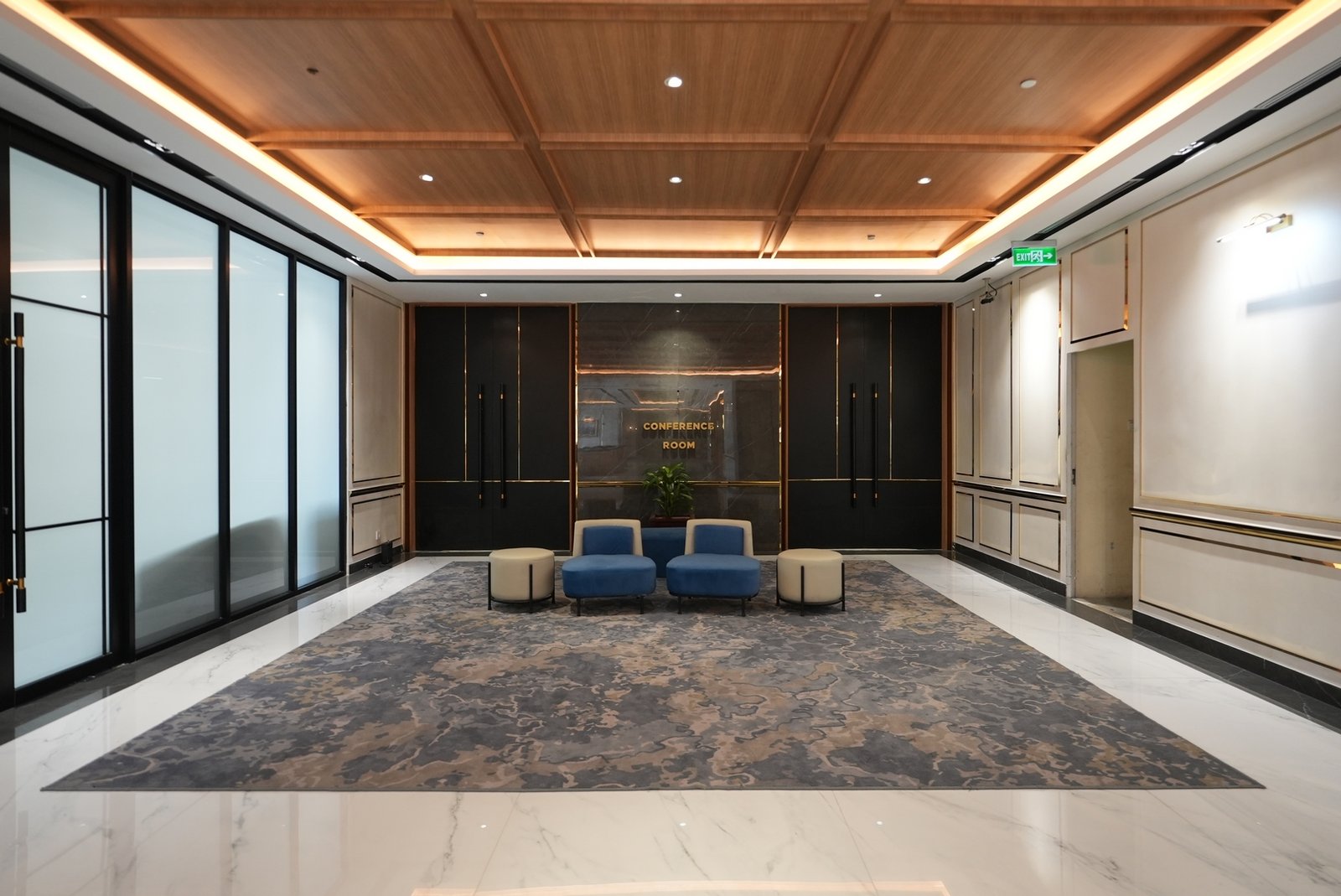 Kenyamanan untuk Para Pengunjung – Desain Interior Pre-Functional Area Menara BTN: Elegansi dan Kenyamanan