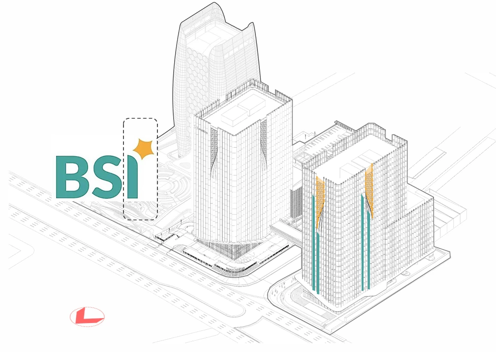 Simbol Syariah dan Modernitas – Arsitektur BSI Tower: Menara Ikonik Bank Syariah di Jantung Jakarta