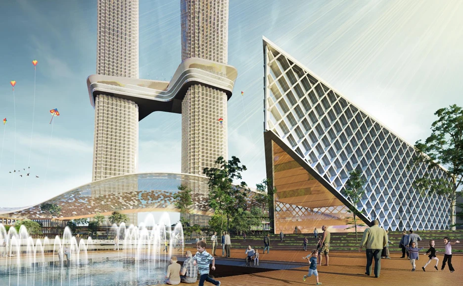 3. Area Experience Pengunjung dan Hiburan – BUMN Tower IKN: Simbol Kemakmuran dan Inovasi Berkelanjutan