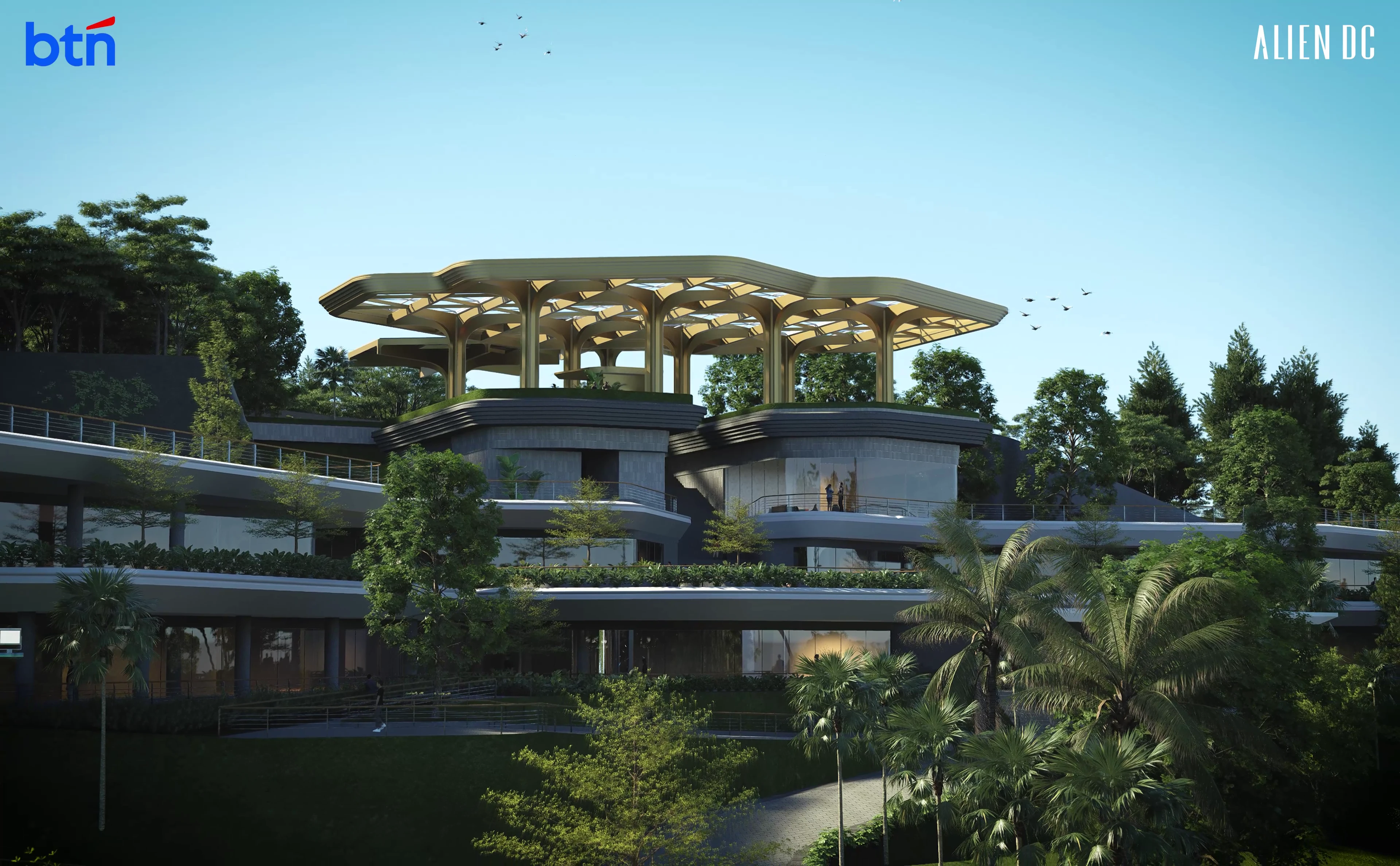 Fasilitas Pembelajaran Modern yang Menyatu dengan Alam – BTN Resmikan Groundbreaking Learning Center di Bandung: Desain Inovatif Karya