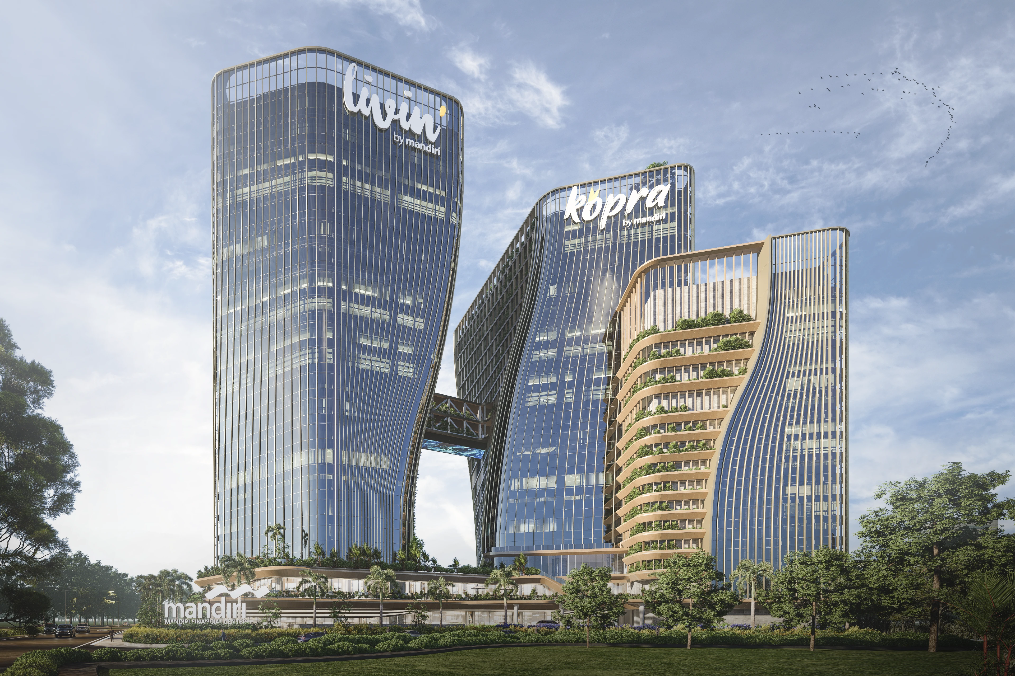 Prinsip Arsitektur – Mandiri Financial Center: Arsitektur Inovatif di Kota Mandiri PIK 2