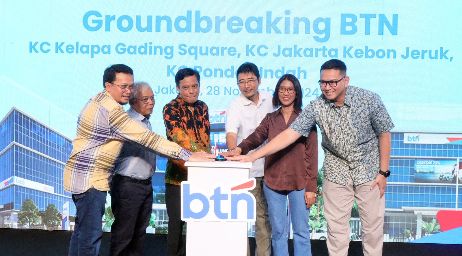 Groundbreaking Kantor Cabang Baru Bank BTN (BBTN): Futuristik dan Berkelanjutan Karya Alien Design Consultant