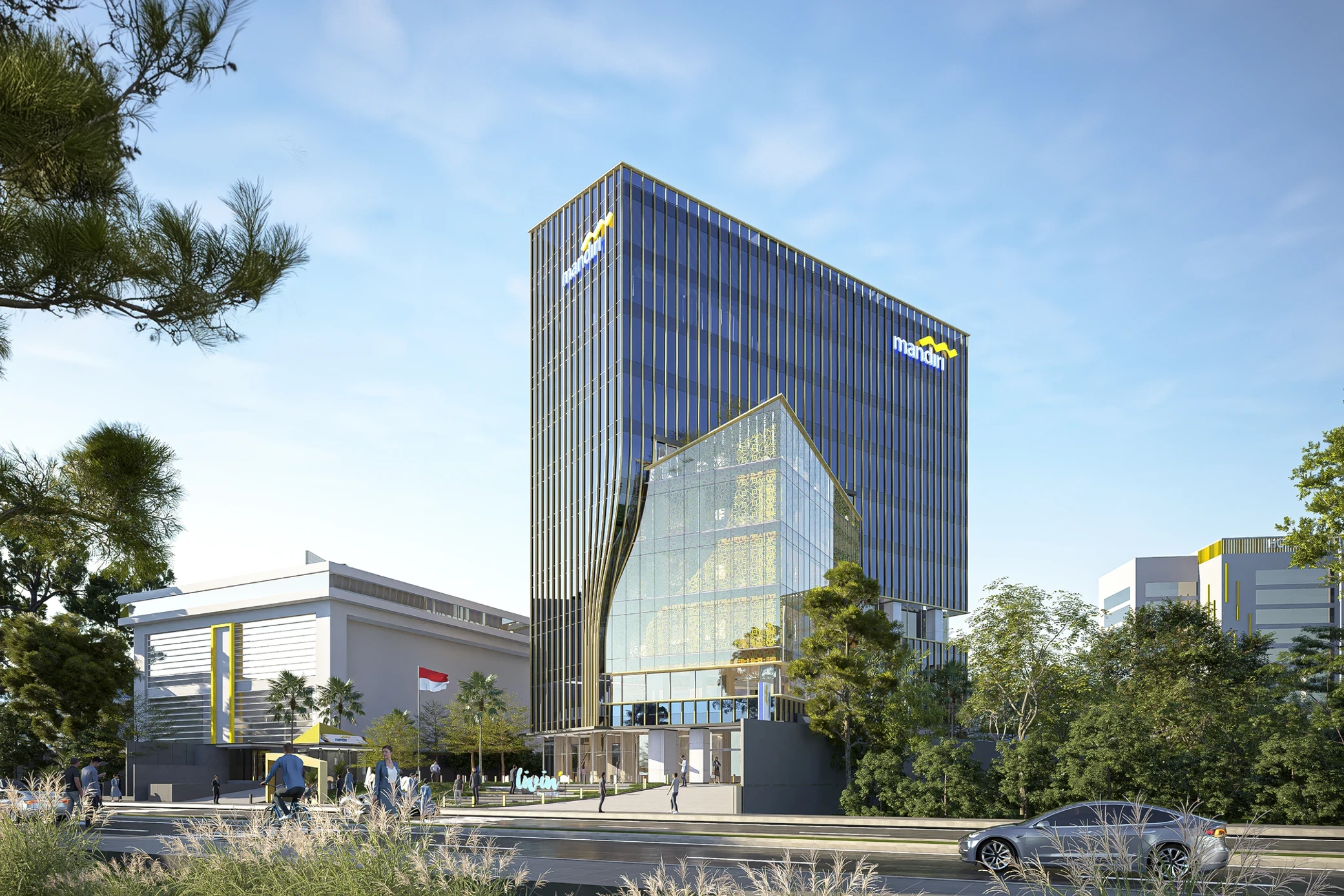 Groundbreaking of Mandiri Financial Center Palembang: A Fusion of Modern Architecture and Local Wisdom