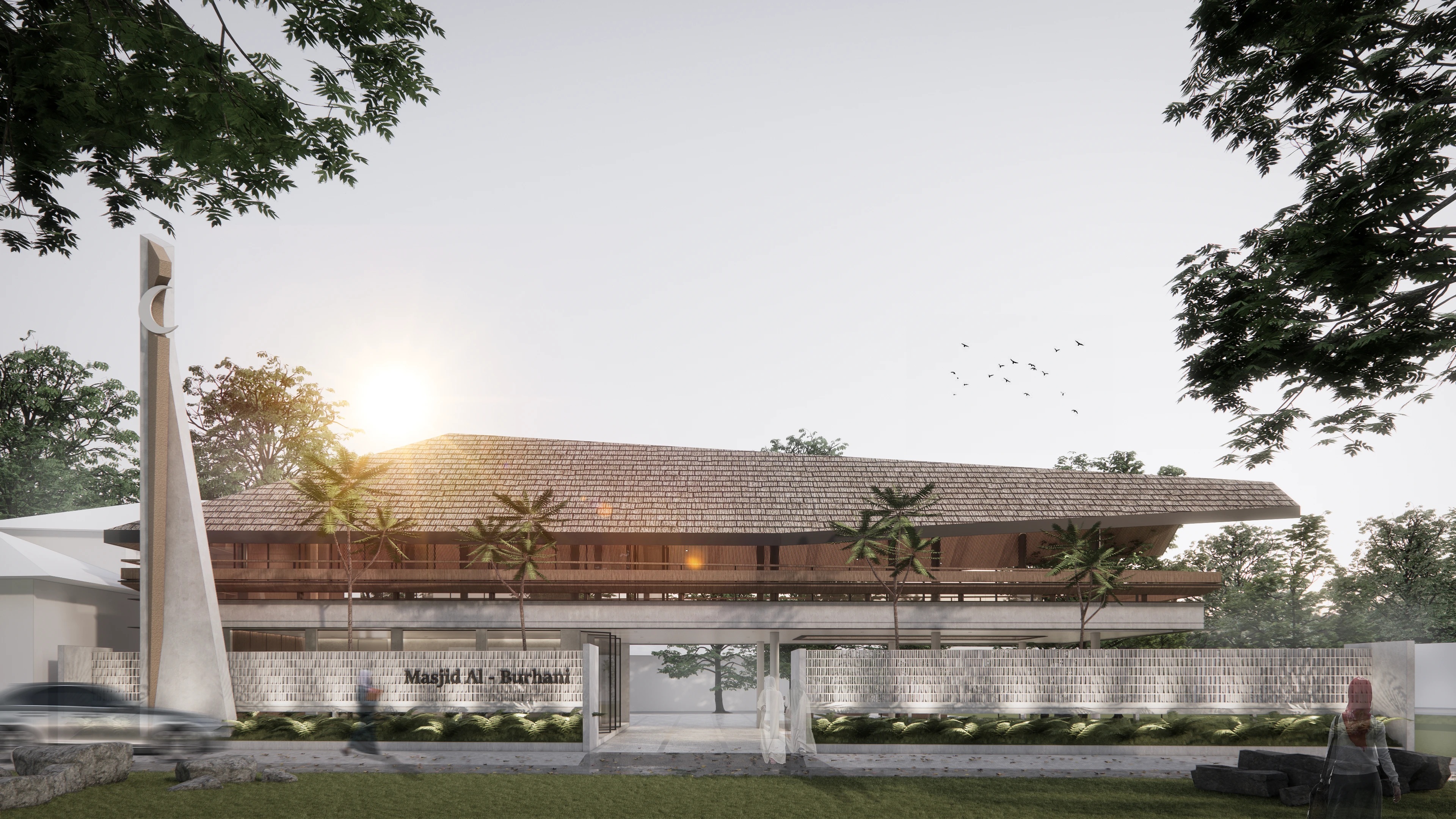 Inovasi Arsitektur Berkelanjutan di Masjid Al-Burhani
