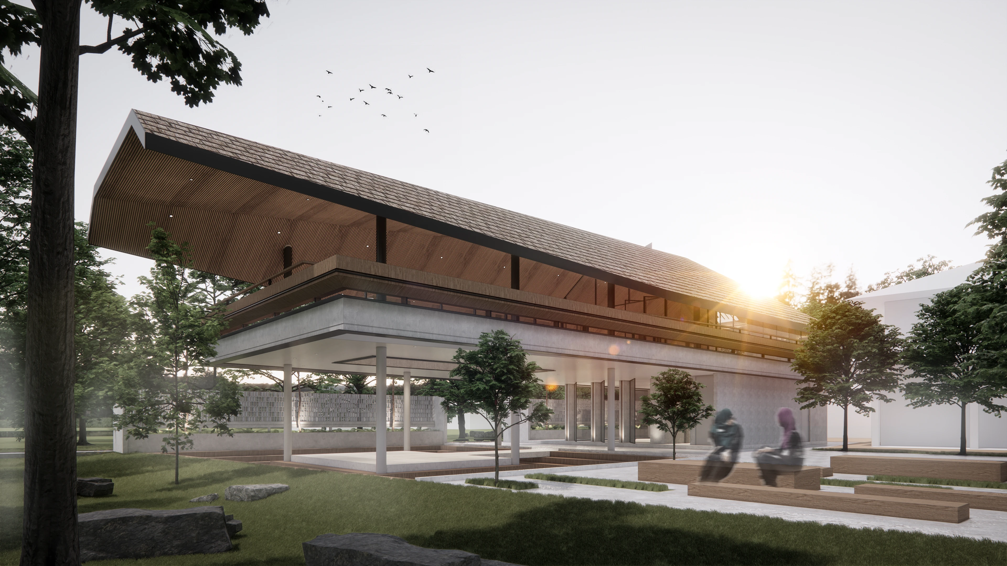 Integrasi Lanskap – Inovasi Arsitektur Berkelanjutan di Masjid Al-Burhani