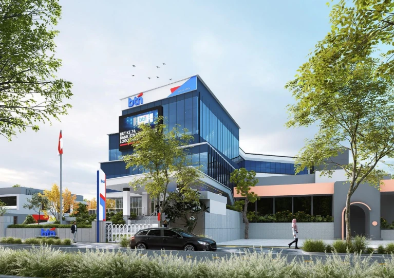 Groundbreaking – Desain Arsitektur Bank BTN KC Kebon Jeruk: Sebuah Landmark Futuristik dan Berkelanjutan di Jakarta