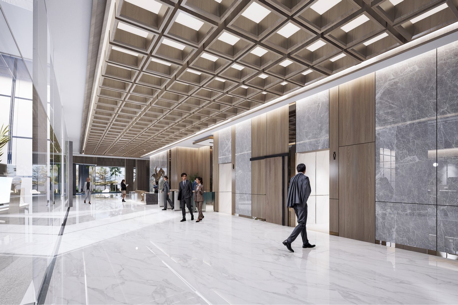 Keunggulan Desain Interior Lobi Mandiri Financial Center Palembang – Memukau dan Inovatif: Desain Interior Lobi Mandiri Financial Center