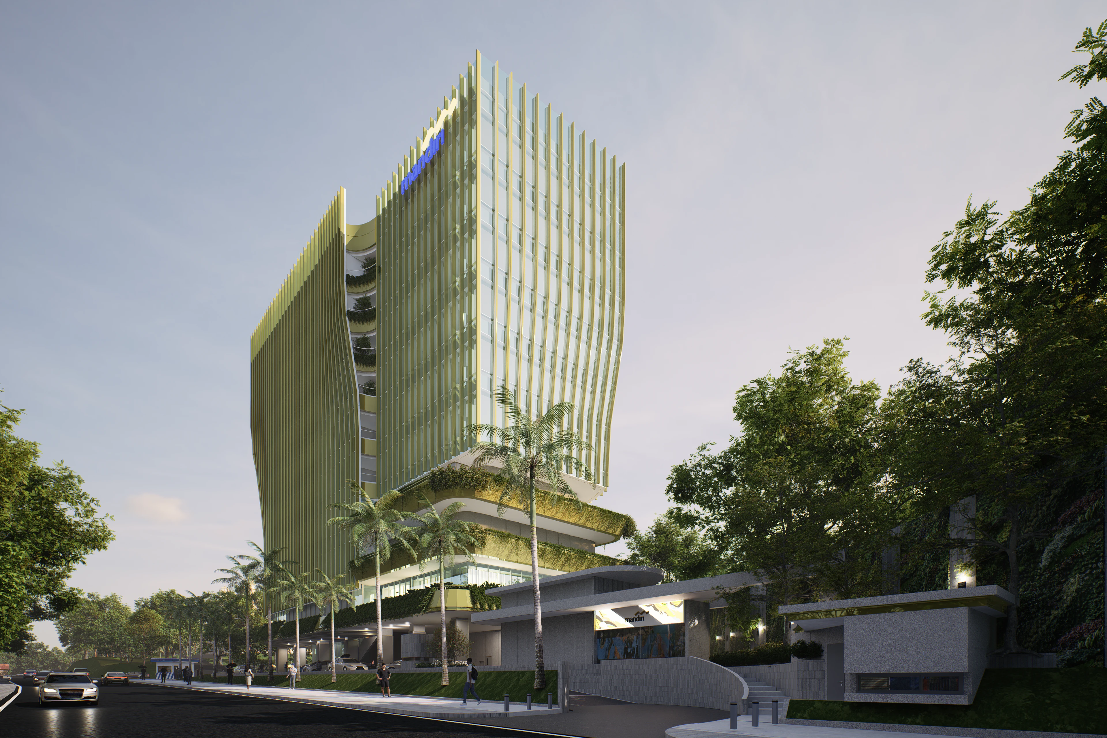 Desain Berkelanjutan & Arsitektur Modern – Gedung Mandiri Kendari: Arsitektur Ikonik dan Berkelanjutan