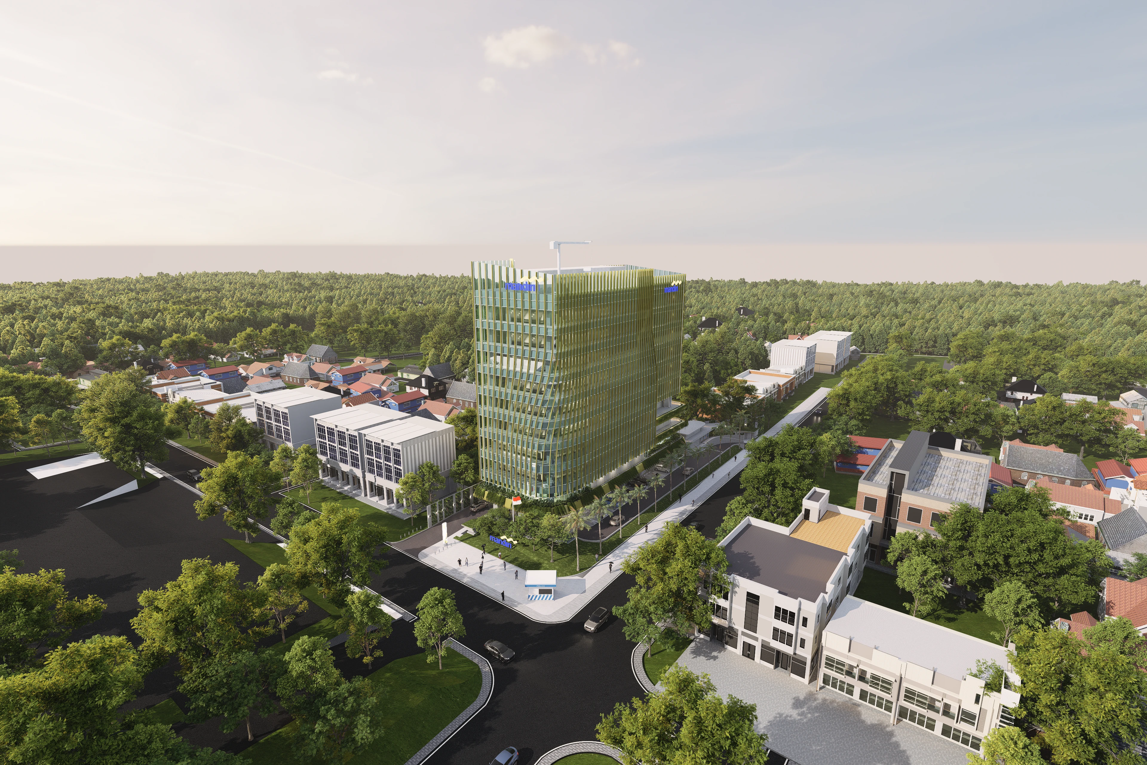 Mengusung Core Value Bank Mandiri – Gedung Mandiri Kendari: Arsitektur Ikonik dan Berkelanjutan