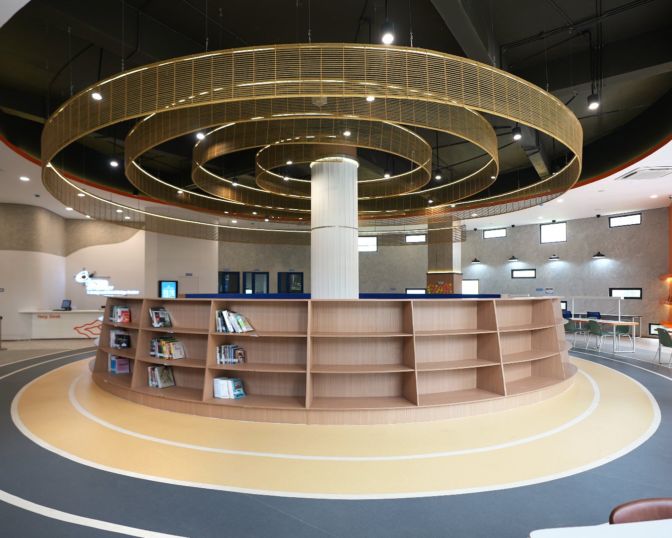 Perpustakaan Modern dengan Sentuhan Budaya Jawa Barat – Menghadirkan Kearifan Lokal dalam Desain Interior: Library & Knowledge Center Binus