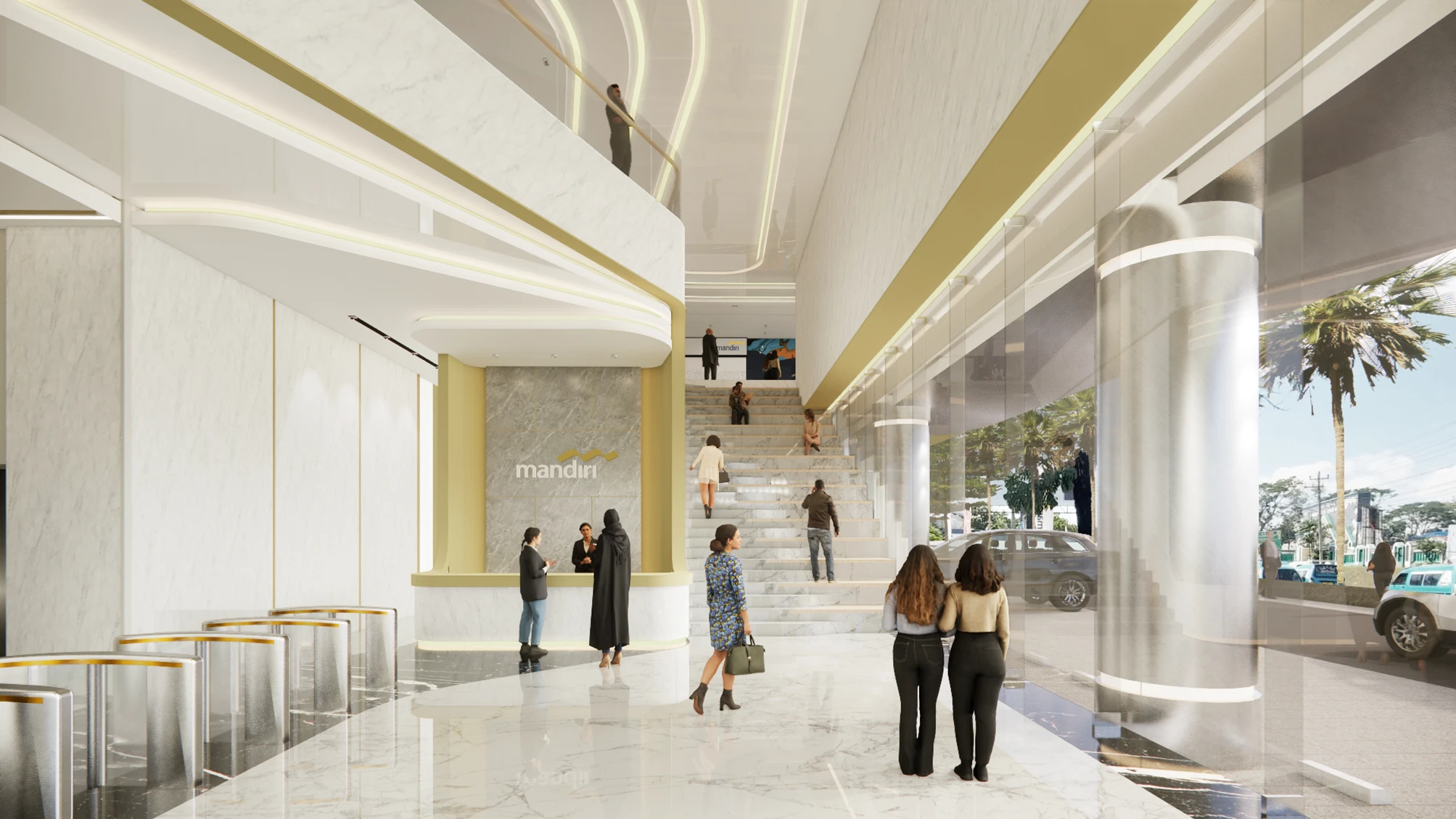 Groundbreaking Gedung Mandiri Kendari: Arsitektur Ikonik Karya Alien Design Consultant