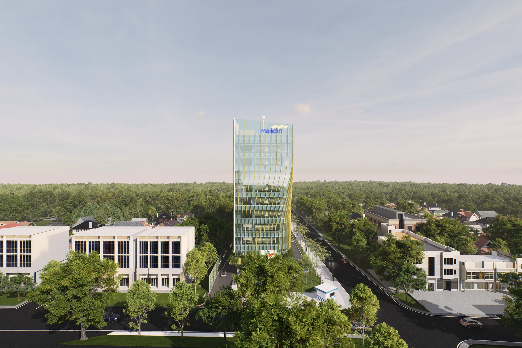 Groundbreaking Gedung Mandiri Kendari: Arsitektur Ikonik Karya Alien Design Consultant