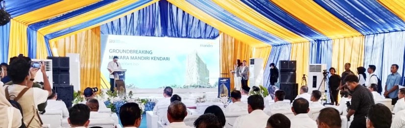 Groundbreaking of Mandiri Kendari Building: An Iconic Architectural Work by Alien Design Consultant