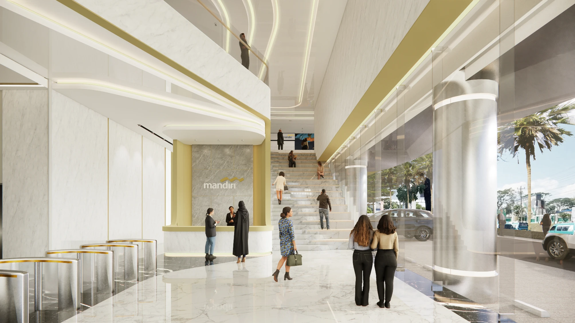 Groundbreaking of Mandiri Kendari Building: An Iconic Architectural Work by Alien Design Consultant