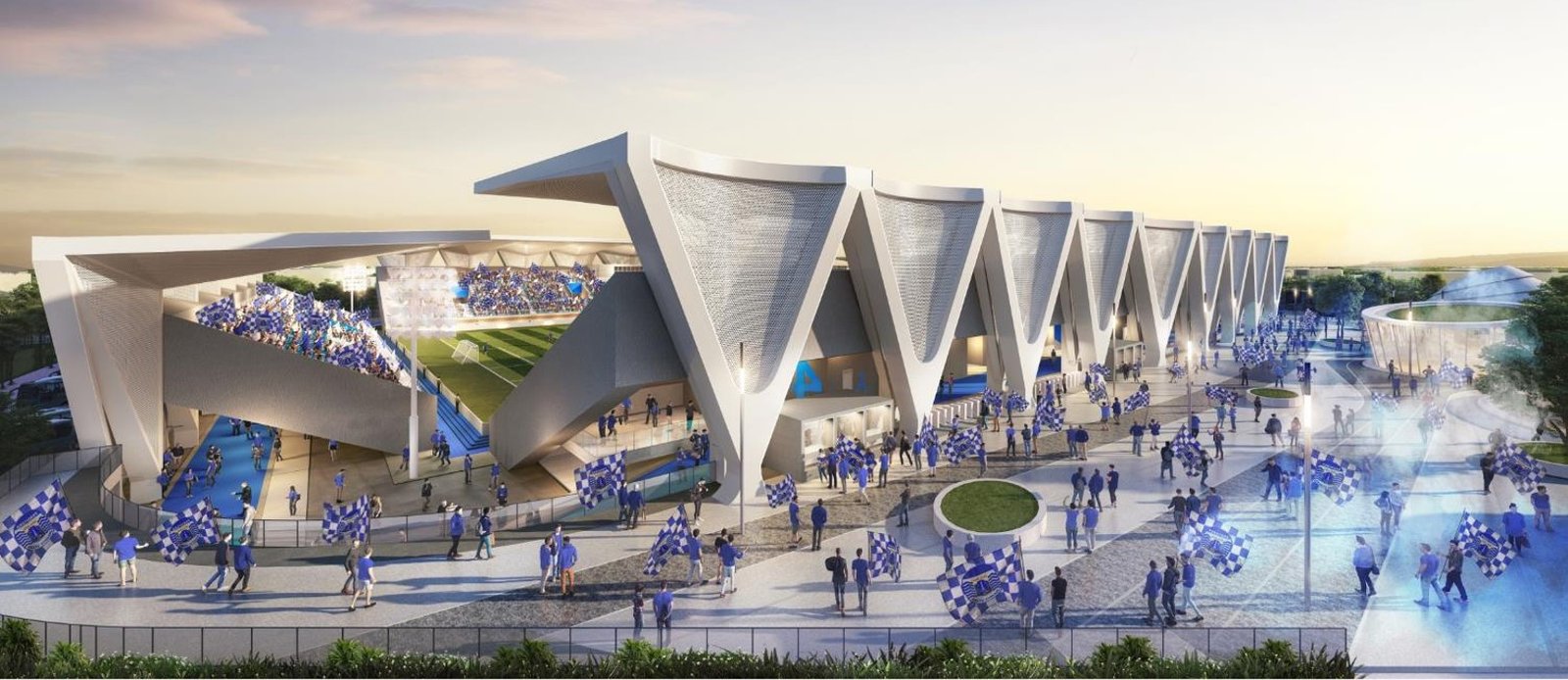 Desain Arsitektur: Mengangkat Nilai Lokal dalam Bingkai Global – Pramono Anung Kunjungi Stadion Tugu, Karya Arsitektur Alien Design