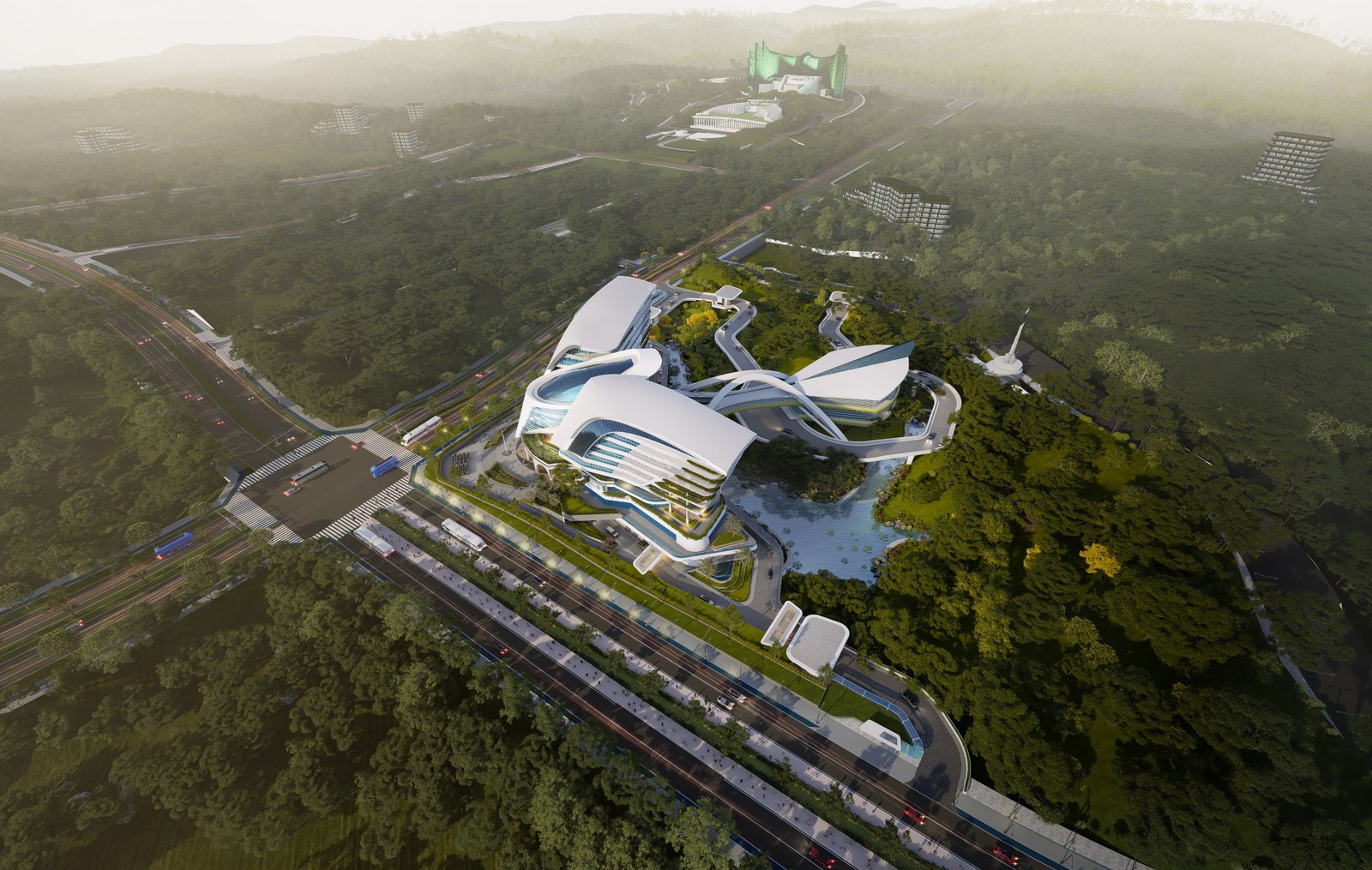 Arsitektur dengan Konsep Garuda di Gedung Bank Indonesia Ibu Kota Nusantara