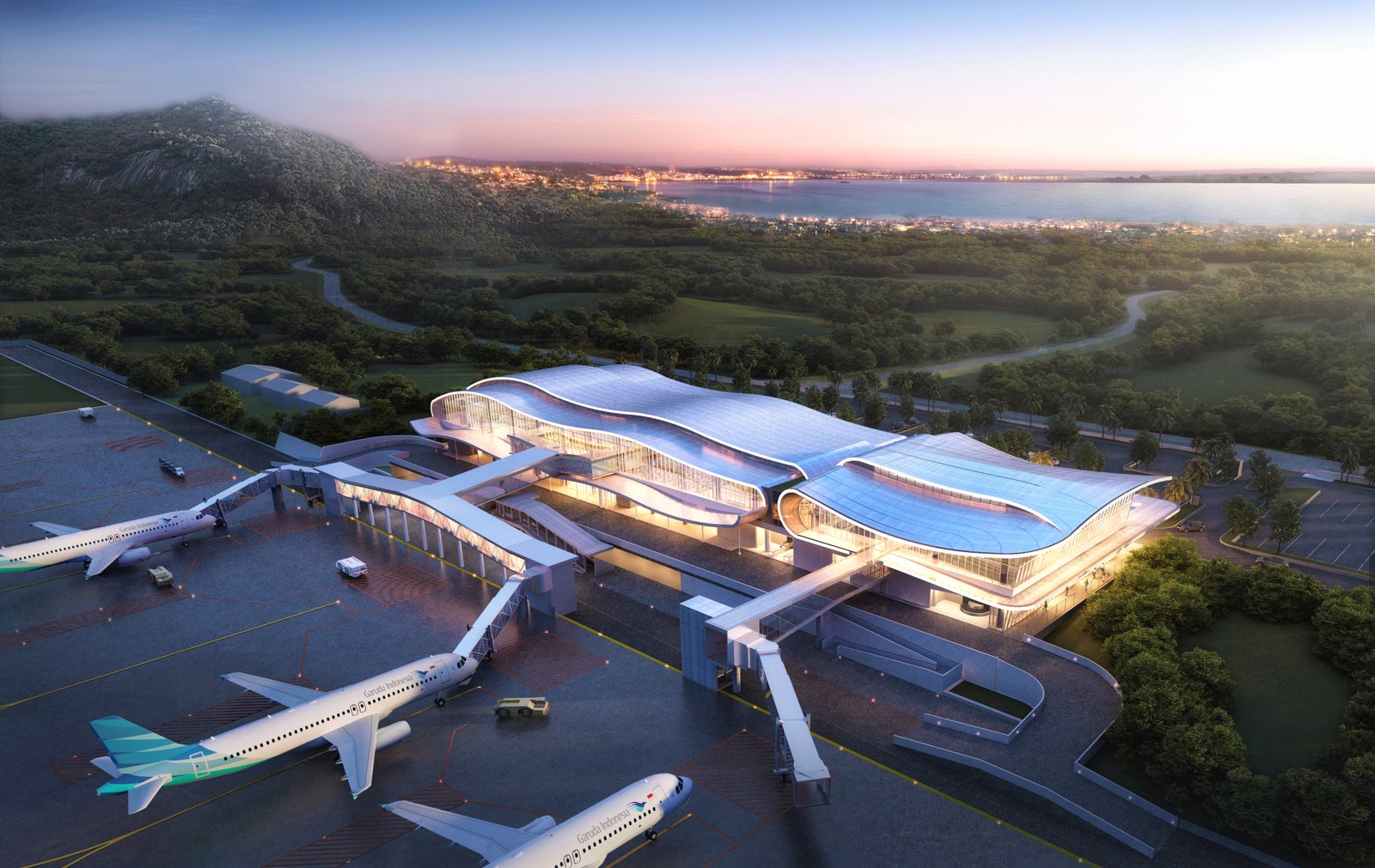 Arsitektur Bandara Komodo: Inspirasi dari Rumah Adat Waerebo & Komodo