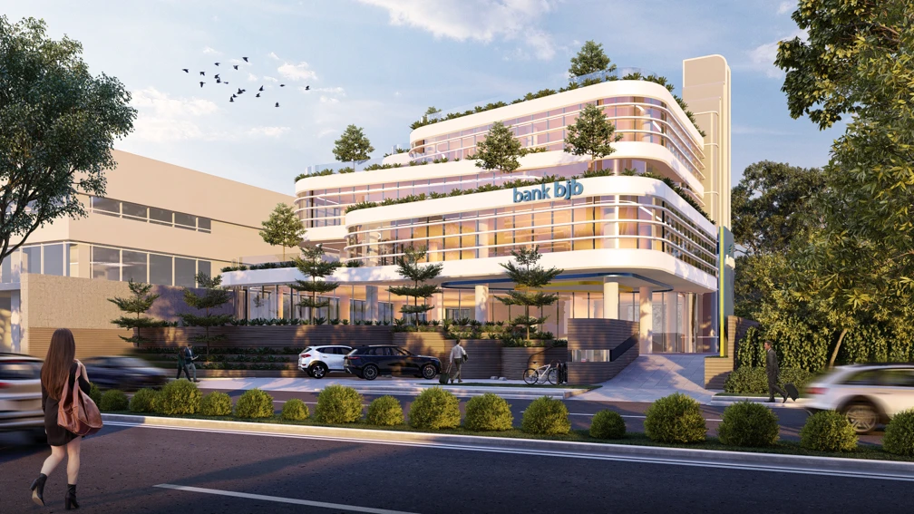 Arsitektur BJB Cikarang: Art Deco di Tengah Kawasan Industri