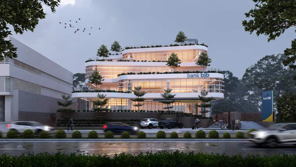 Arsitektur BJB Cikarang: Art Deco di Tengah Kawasan Industri
