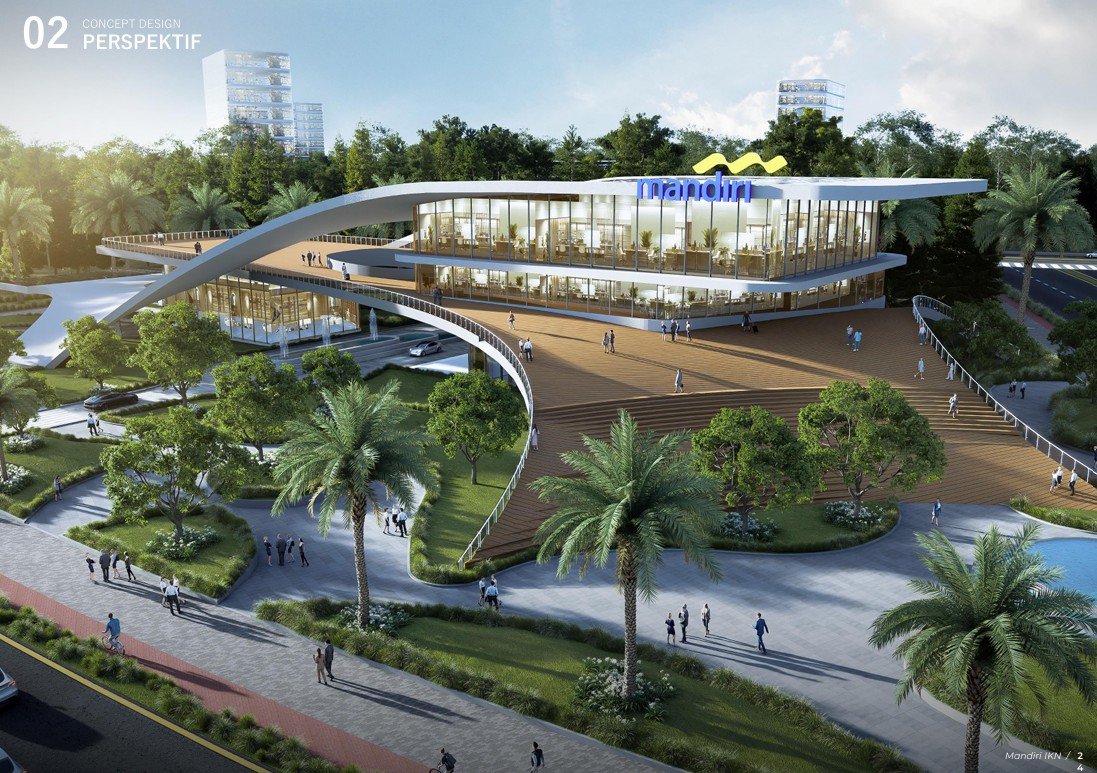 Arsitektur Hijau di Gedung Mandiri Financial Center Ibu Kota Nusantara