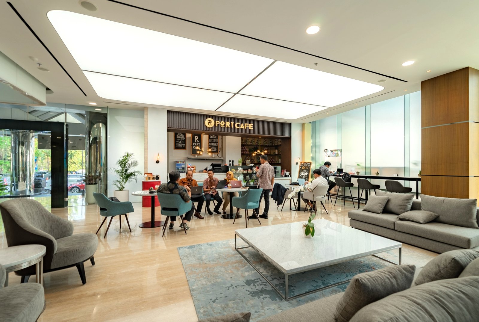 Area Cafe Lobby Angkasa Pura I - Design by ALIEN DC