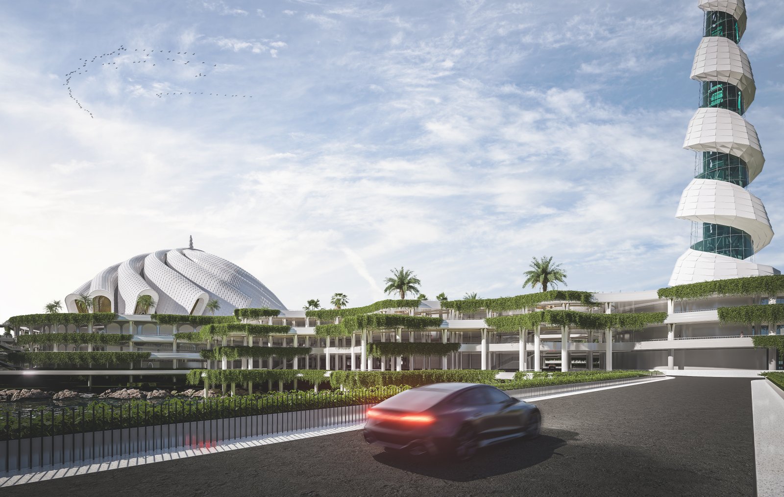 Fungsi dan Sirkulasi yang Terintegrasi – Masjid Negara IKN: Harmoni Spiritualitas, Arsitektur, dan Teknologi