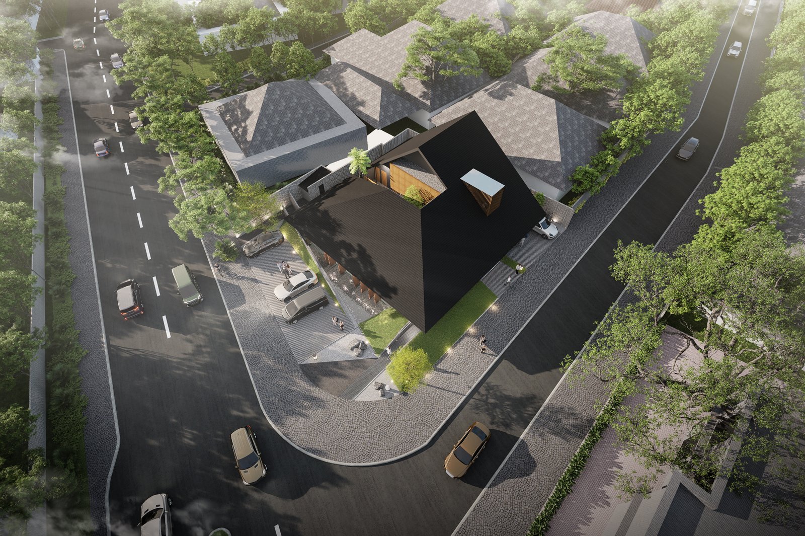 Arsitektur yang Membuka Diri terhadap Alam – Desain Arsitektur Restoran Urban yang Peka Konteks dan Penuh Ketenangan di Jakarta