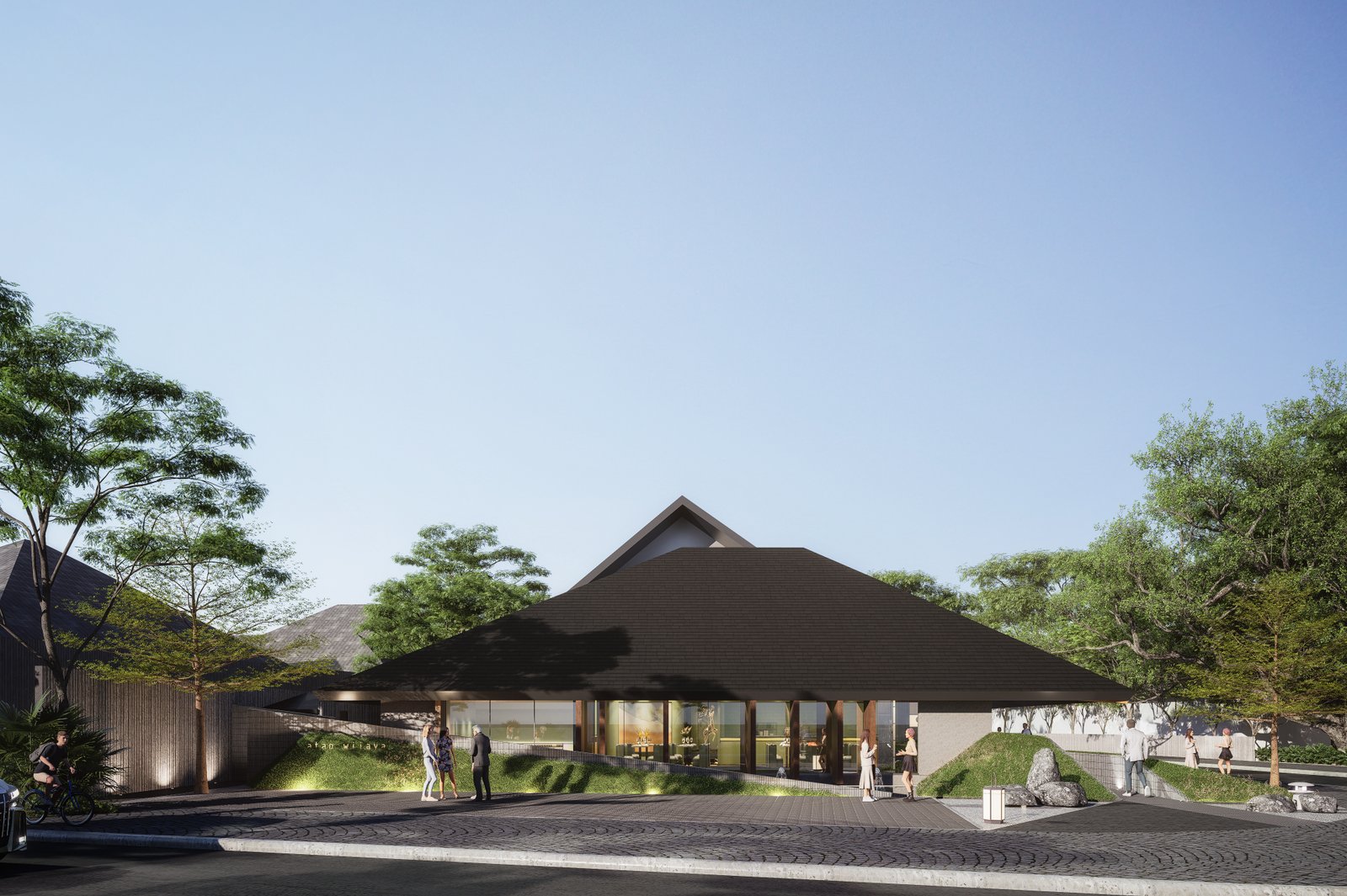 Konteks Urban yang Terintegrasi – Desain Arsitektur Restoran Urban yang Peka Konteks dan Penuh Ketenangan di Jakarta