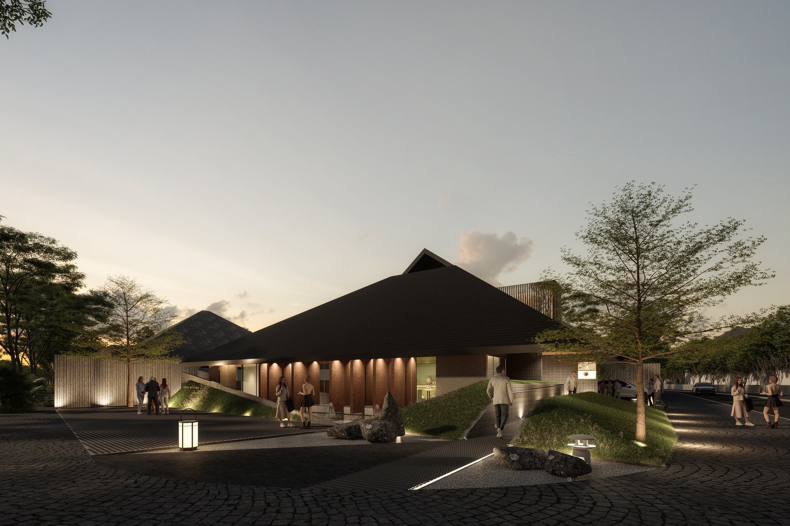 Arsitektur Restoran yaang Memperhatikan Proporsi – Desain Arsitektur Restoran Urban yang Peka Konteks dan Penuh Ketenangan di Jakarta