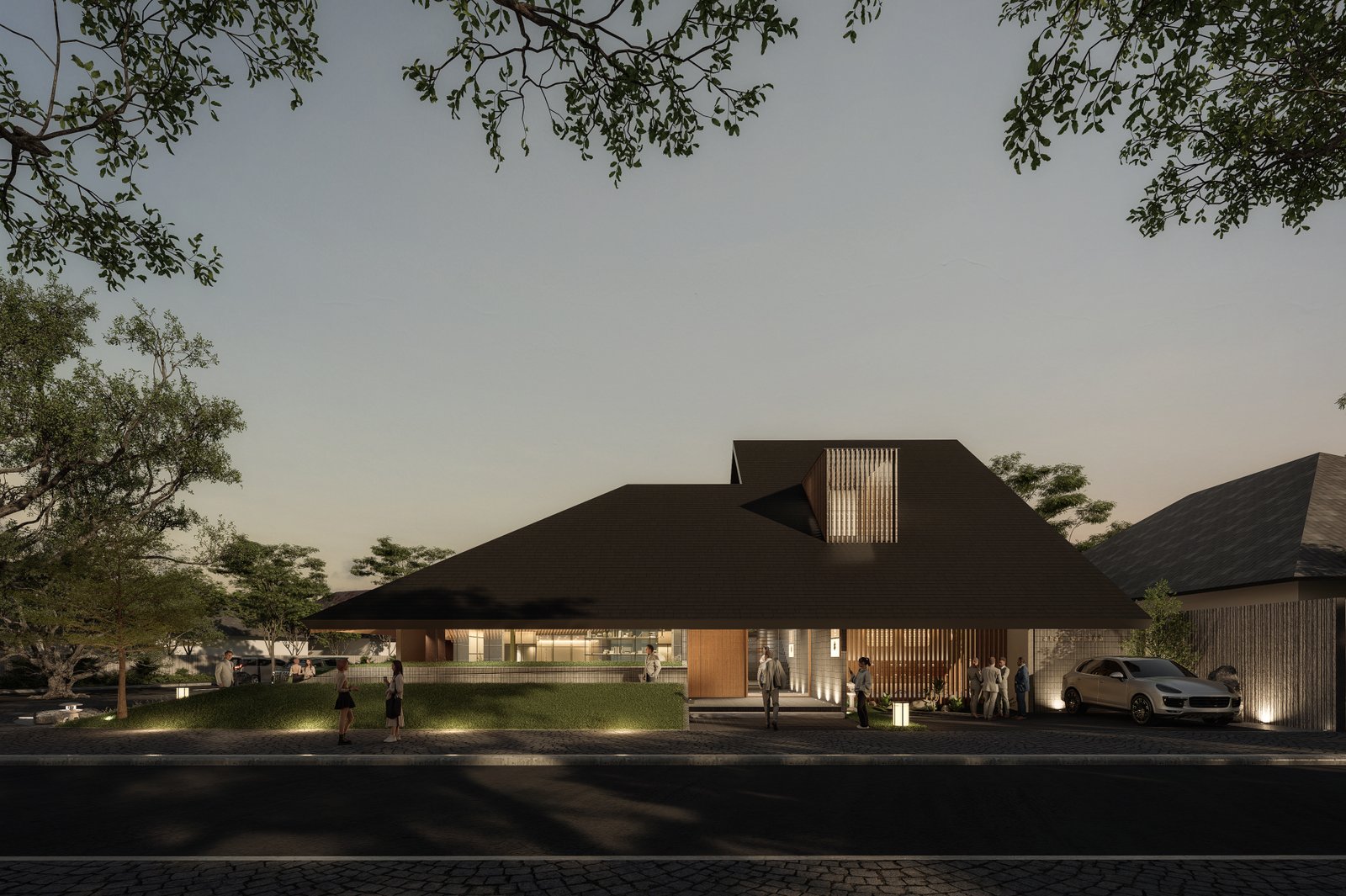Desain Arsitektur Restoran Urban yang Peka Konteks dan Penuh Ketenangan di Jakarta