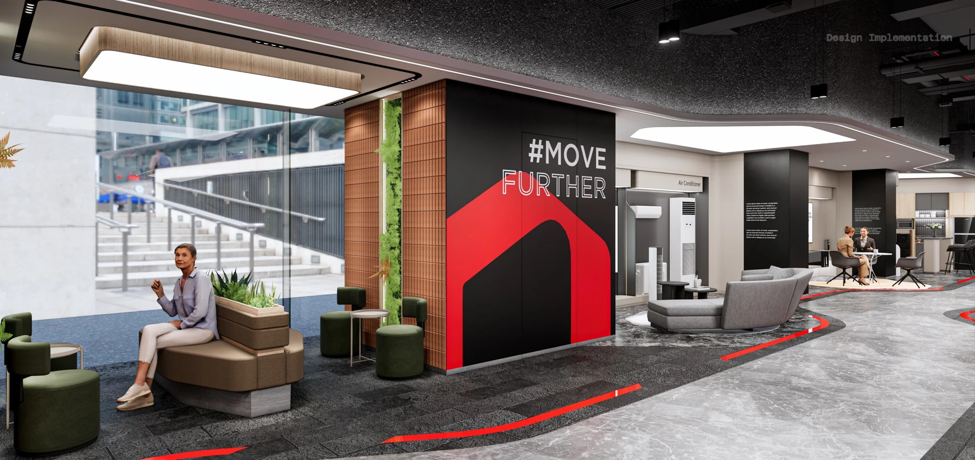 Lounge: Menjembatani Teknologi dengan Kehangatan – Dari EV Car Display hingga Robotic Arm: Alien DC Mendesain Polytron Showroom