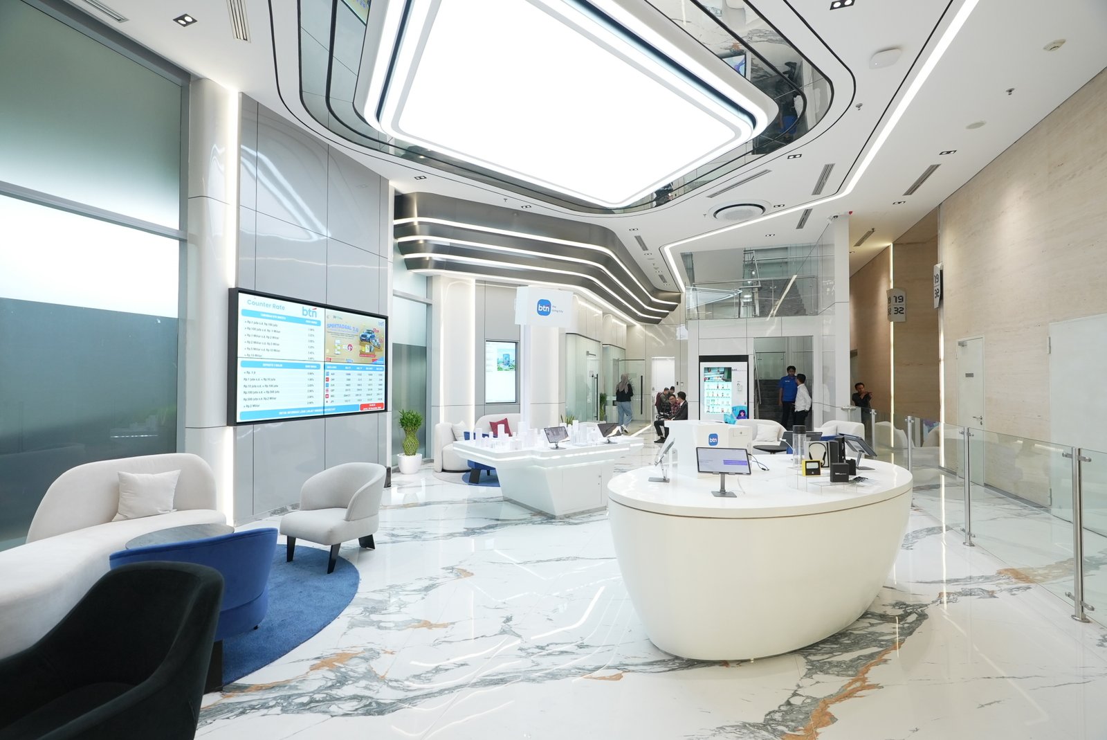 Dari Teori Menjadi Kenyataan – Menilik Masa Depan yang Hadir Hari Ini: Desain Interior Bank BTN Medialand