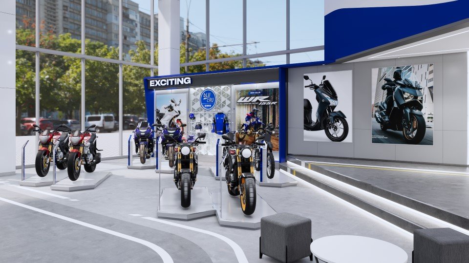 Interior sebagai Cerminan Brand – Rahasia Material Interior Yamaha Flagship Store yang Membuat Showroom Lebih Menjual
