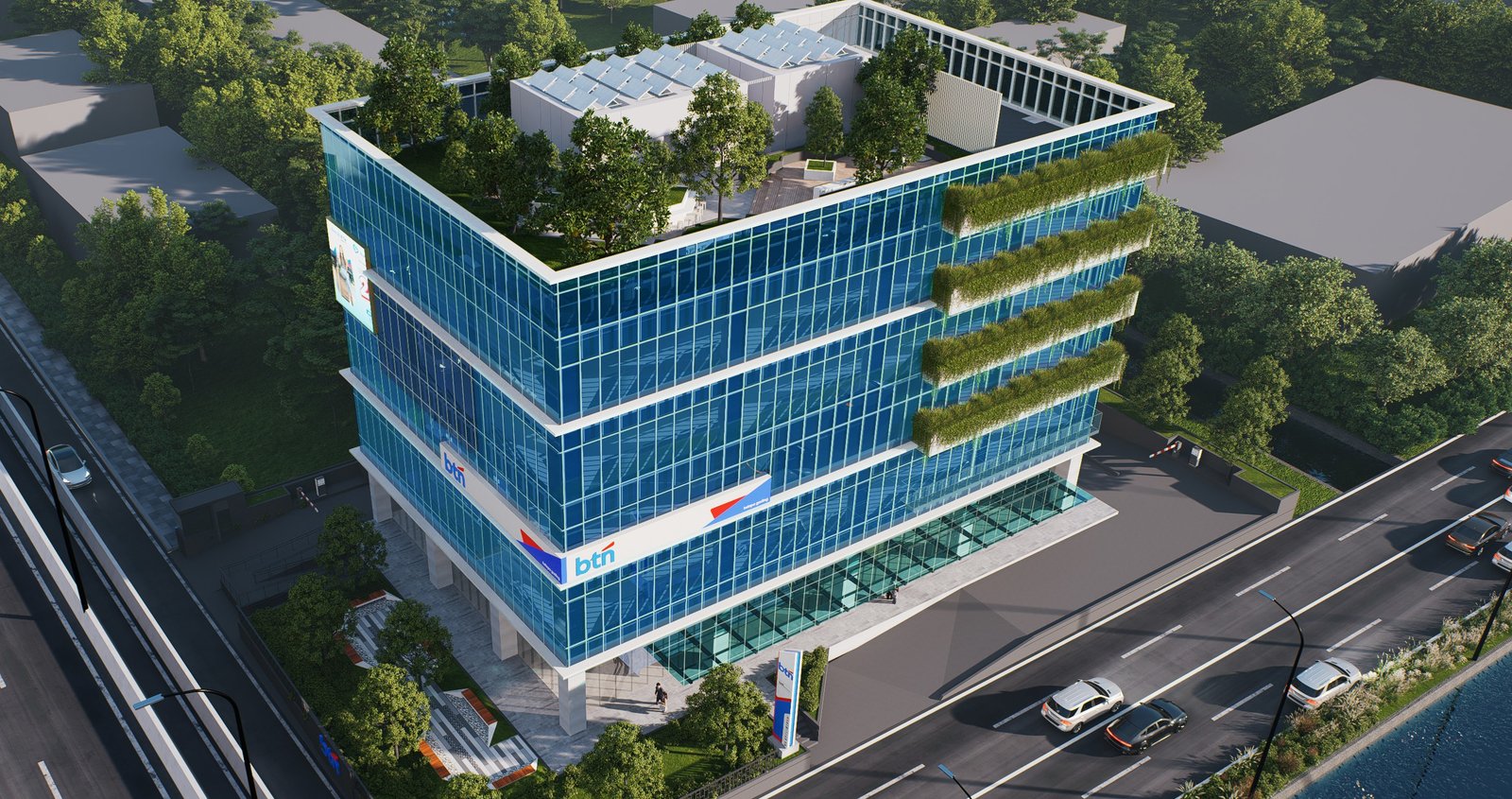 Façade Kaca Rendah Emisi BTN KELAPA GADING : Efisiensi Energi dalam Arsitektur Perkantoran Perbankan