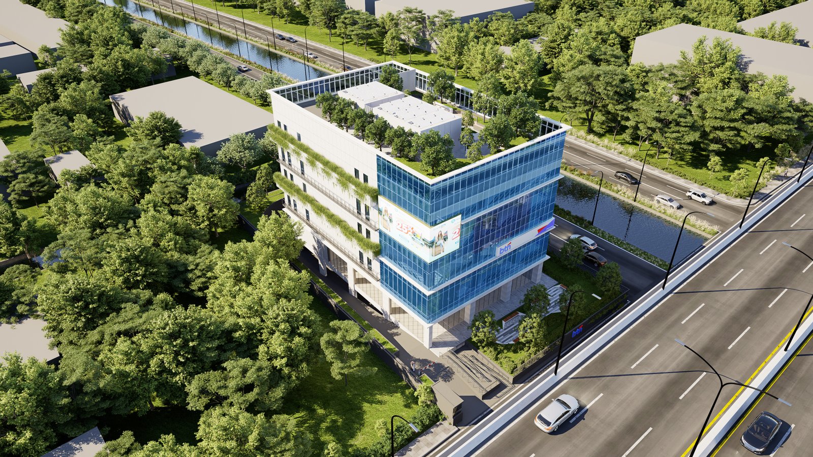 Façade Kaca Rendah Emisi BTN KELAPA GADING : Efisiensi Energi dalam Arsitektur Perkantoran Perbankan