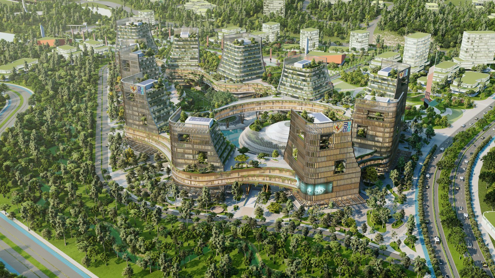 Lokasi dan Konteks – Arsitektur BUMN HQ IKN Nusantara: Simbol Transformasi Kerja dan Keberlanjutan