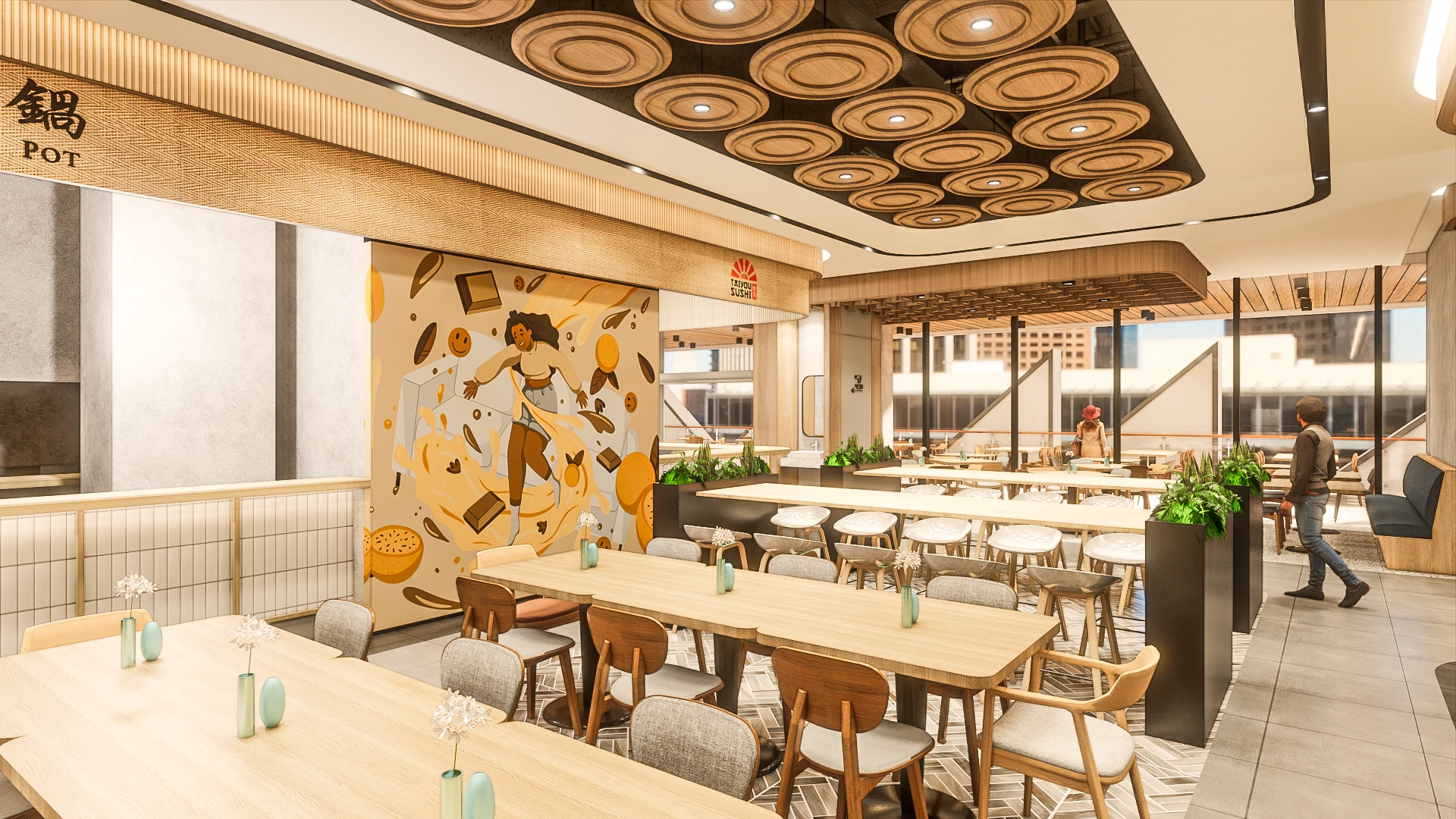 Psikologi di Balik Ruang – Desain Interior Foodcourt Mall Bintaro Xchange 2