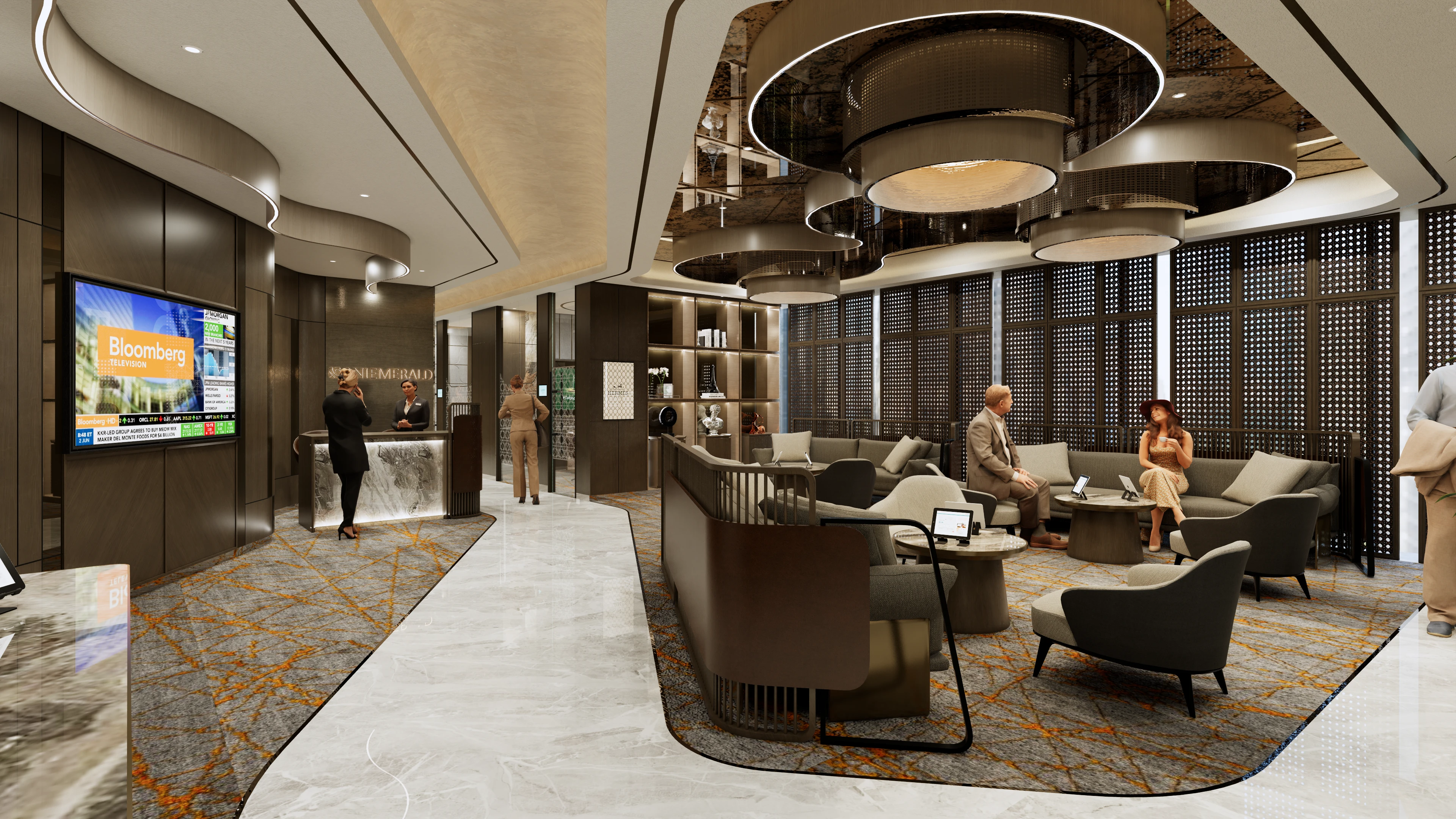 Konsep Desain: Elegan dan Modern – Desain Interior sebagai Representasi Brand: Studi Kasus BNI Emerald