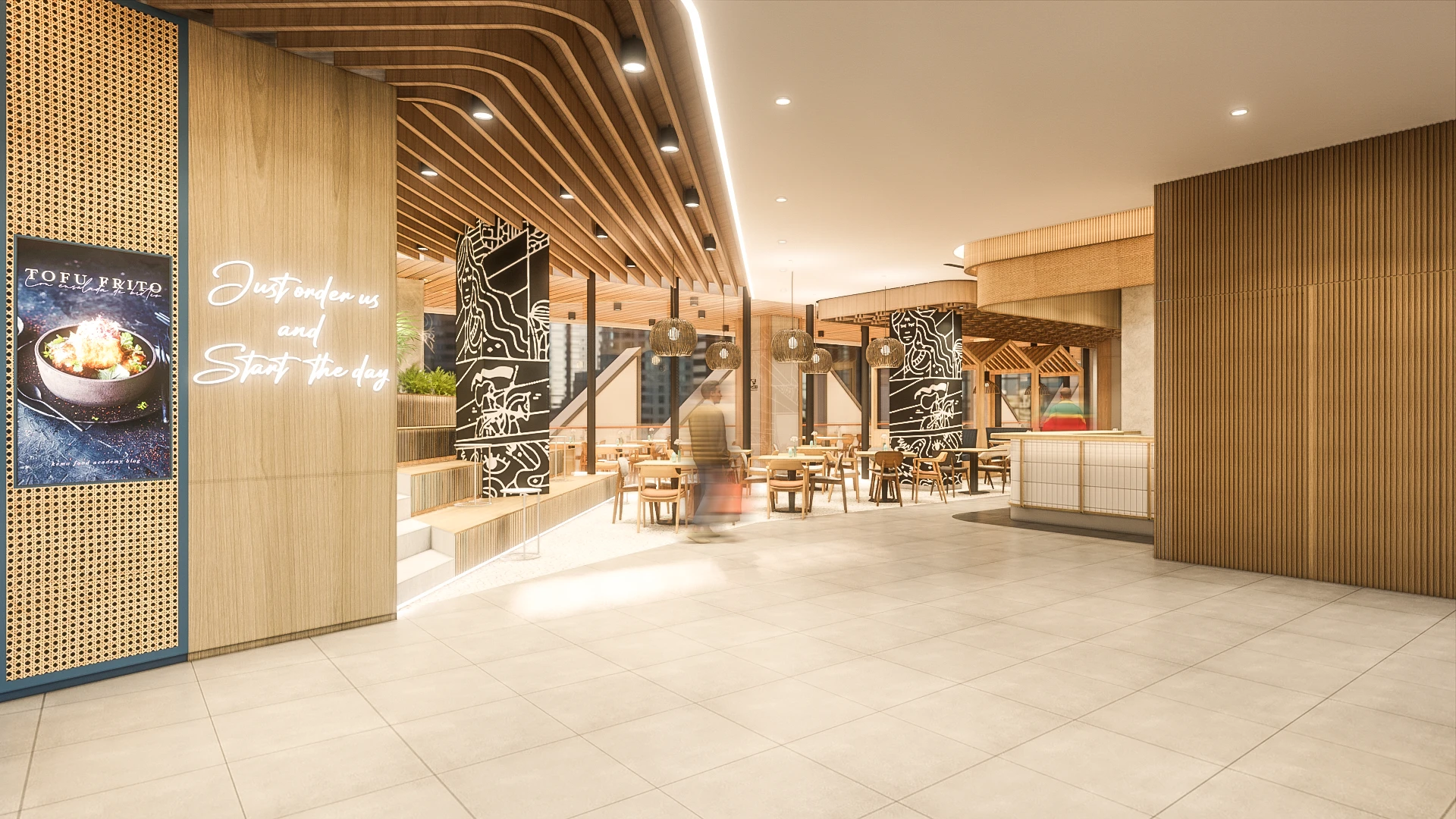Value untuk Mall dan Tenant – Desain Interior Foodcourt Mall Bintaro Xchange 2